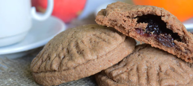 Печенье с ежевикой