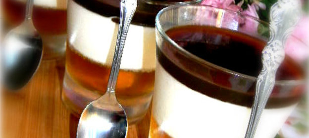 Панна котта с амаретто и эспрессо