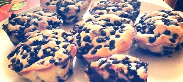 Маффины черничные