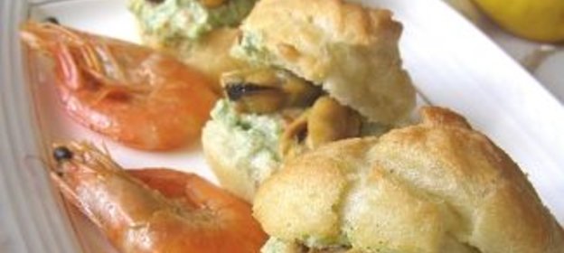 Профитроли Морской каприз