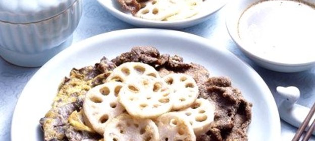 Грибные оладьи с петрушкой