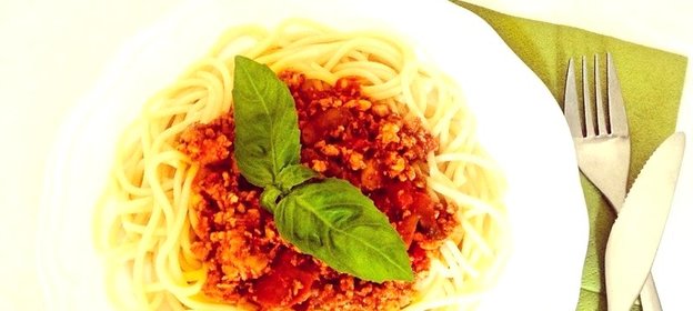 Ароматные спагетти болоньезе