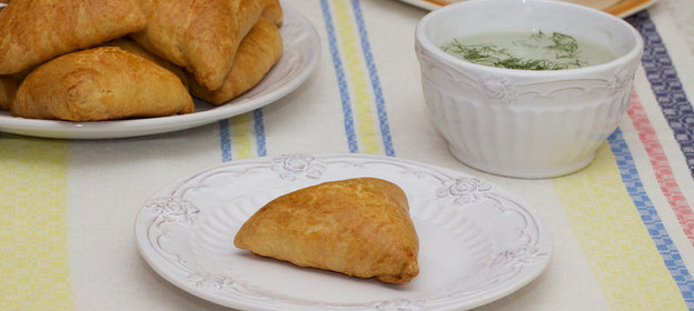 Треугольники с мясом и бульоном