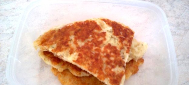 Вегетарианская сырная лепешка