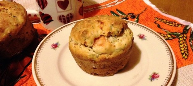 Маффинсы с кижучем и укропом