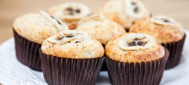 Банановые кексы без сахара