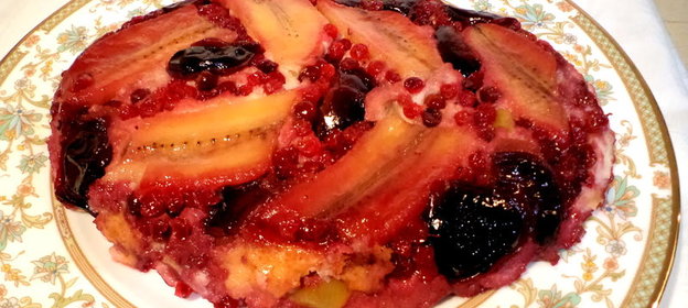 ДЕСЕРТ БАНАНОВО- БРУСНИЧНЫЙ ВОСТОРГ с рисом ЖАСМИН, яблоками и сливами!