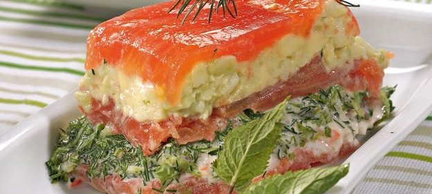 Мильфей из томатов