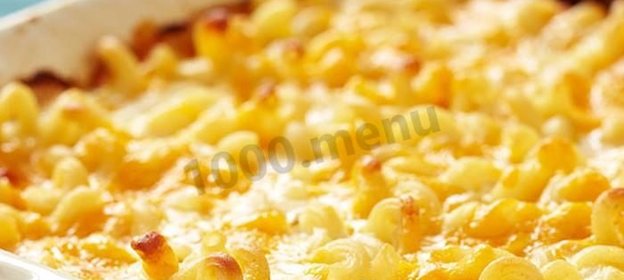 Запеканка из макарон с яйцом в духовке