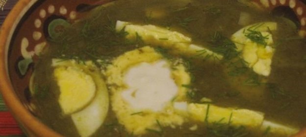 Щи зеленые из щавеля