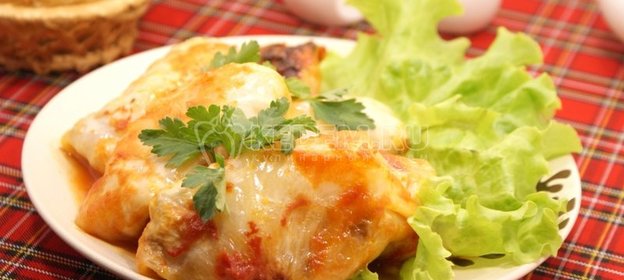 Голубцы с картофелем и грибами