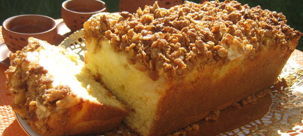 Яблочный кекс с хрустящей корочкой (Apple Crumble Cake), для Ирочки!