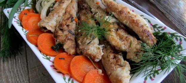 Корюшка в белом маринаде