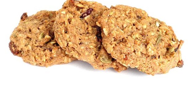 Печенье с изюмом и орехами