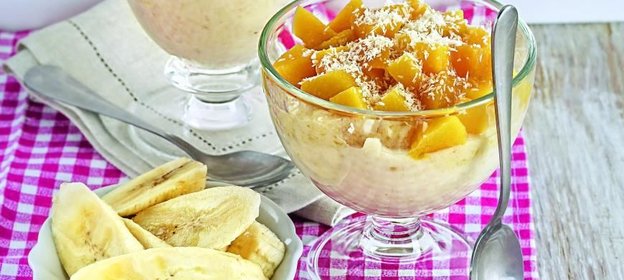 Каша с фруктами