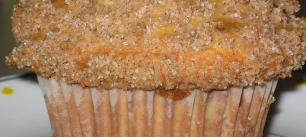 Маффины с голубикой со штрейзелем