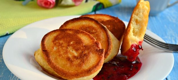 Пышные оладьи на манной крупе