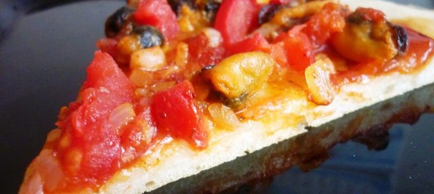 Пицца с морепродуктами