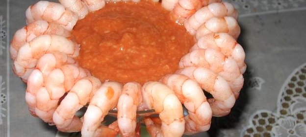 Вкусный соус к креветкам