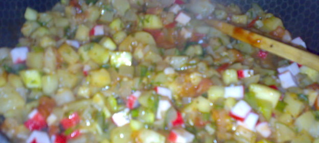 Овощи тушеные за 15 мин