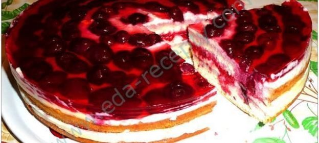 Торт с желе