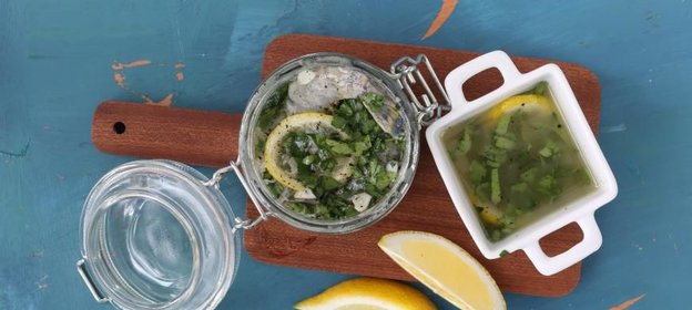 Лимонный маринад для рыбы и креветок