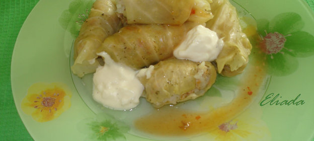 Голубцы с рыбным фаршем