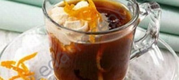 холодный апельсиновый сок с кофе по-бразильски