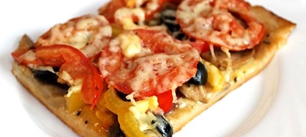 Пицца с тонким тестом