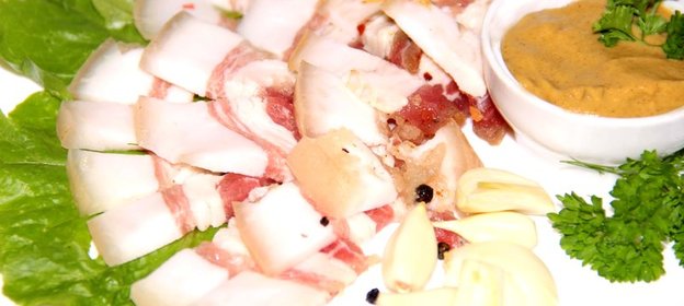 Соленое сало без рассола