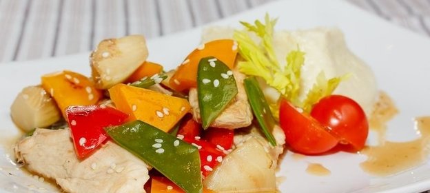 Фрикасе из куриной грудки