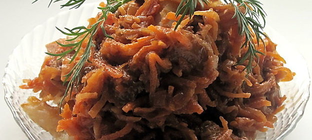 Рыба под маринадом с грибами