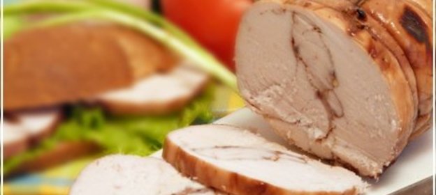 Пастрома из куриной грудки в винном маринаде. Вариант № 3