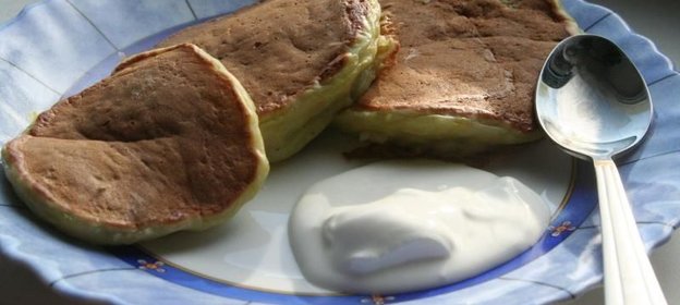 Оладьи из кабачков сладкие