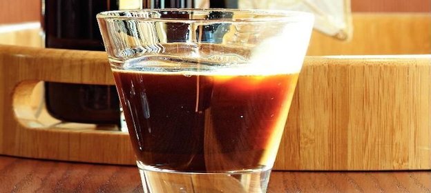 Кофе с мандариновой водкой