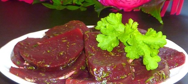 СВЕКЛА в холодном маринаде (для поста) ...любителям свеклы посвящается!
