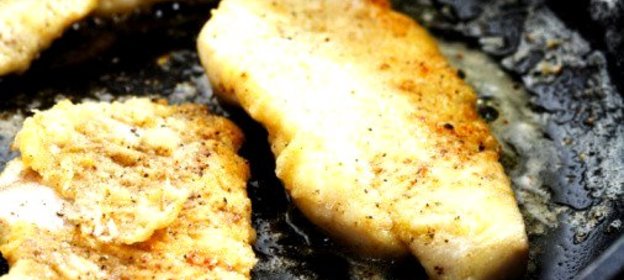 Морской окунь с чили