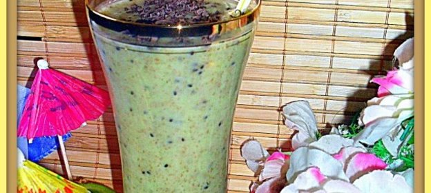 Фруктовый смузи с овсяными хлопьями