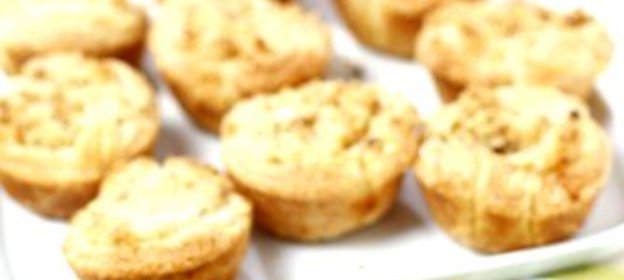 Кукурузные маффины с грушей и карамелизованным имбирем