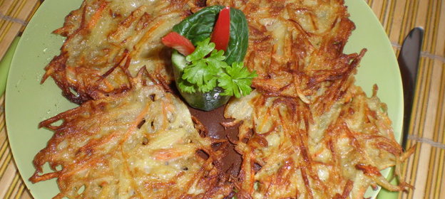 Овощные оладьи