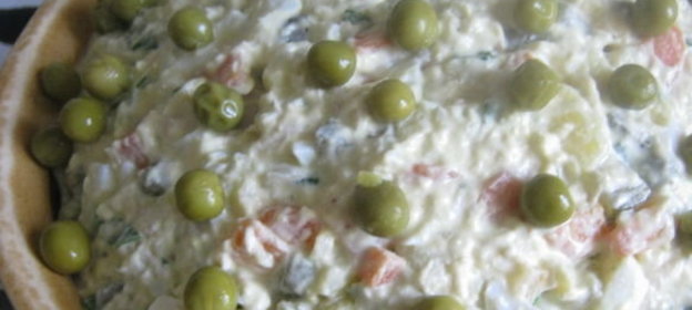 Салат из грибов с ветчиной