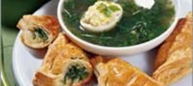 Весенние зеленые щи