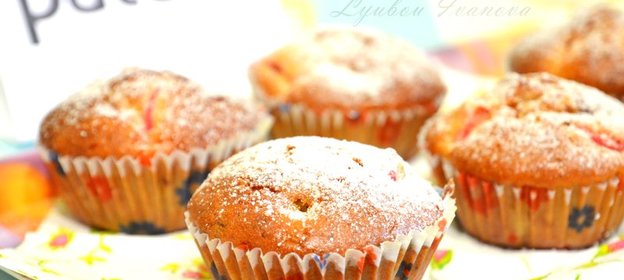 Кексы с ревенем