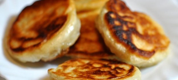 Постные оладьи на дрожжах