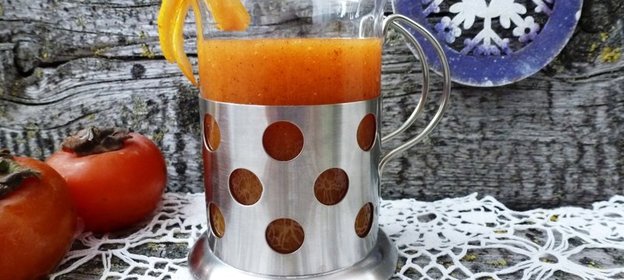 Смузи из хурмы и цитрусовых