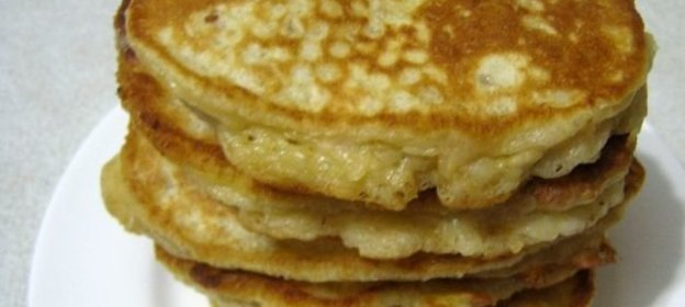 Овсяные оладьи для детей (на молоке)