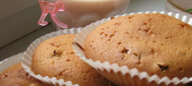 Творожные кексики с изюмом