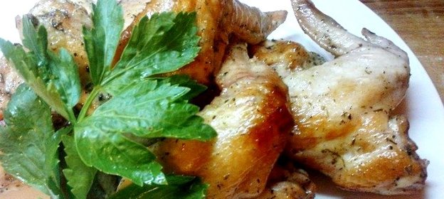 Крылышки в медово-уксусном маринаде