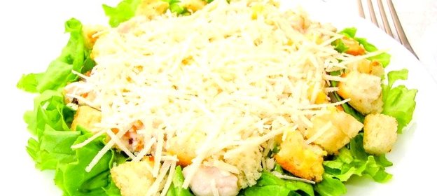 Салат «Цезарь» с курицей