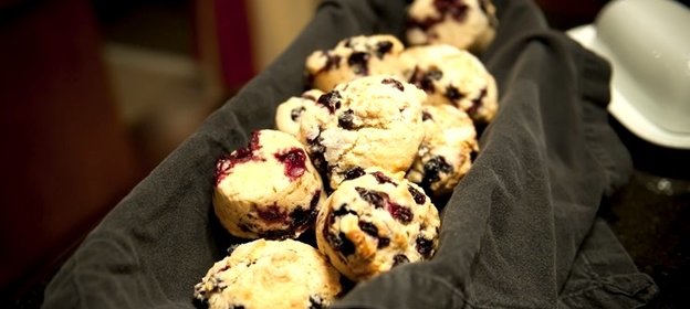 Маффины с черникой